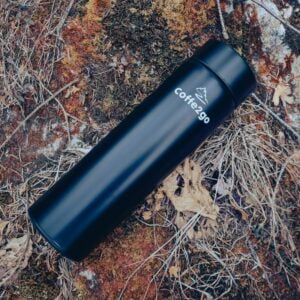 Prémiová SMART termoska 0,5l s LED displejem | černá matná COFFE2GO