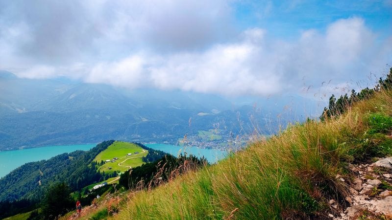 Výlet k hoře Schafberg s obytným campervanem