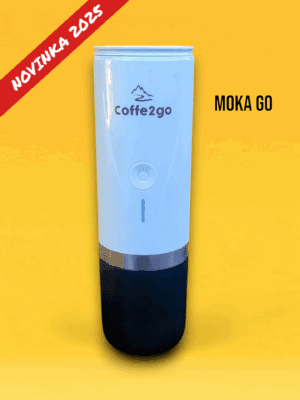 Cestovní přenosný kávovar MOKA GO COFFE2GO PCM90/v02 WHITE
