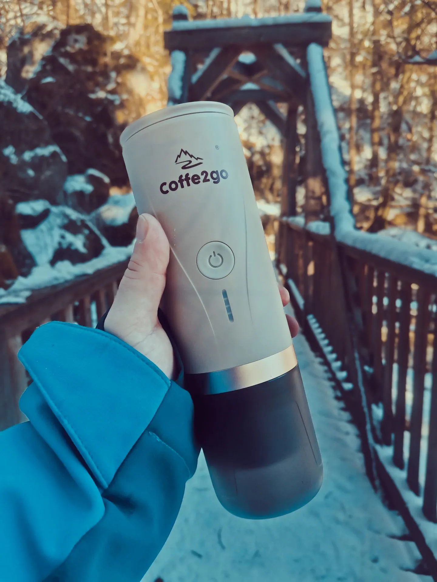 Cestovní přenosný kávovar MOKA GO COFFE2GO PCM90/v02 KHAKI (limitovaná barva) 5 Cestovny přenosný kávovar moka go khaki